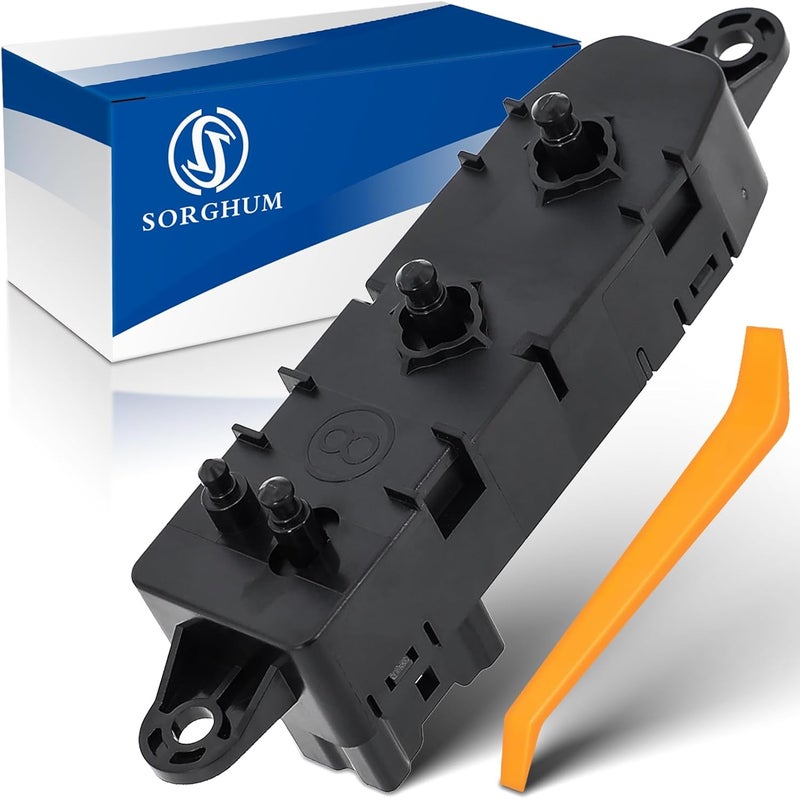 Sorghum Power Seat Switch - Front Left Driver Side Adjustment Control Compatible with 09-18 Nissan Murano 13-18 Altima 13-19 Pathfinder 16-19 Titan XD 17-19 Titan Replace# 87066-1AB0A 87016-JM00A - Image 1